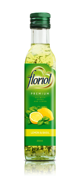 Floriol rapšu eļļa ar baziliku un citronu 250ml